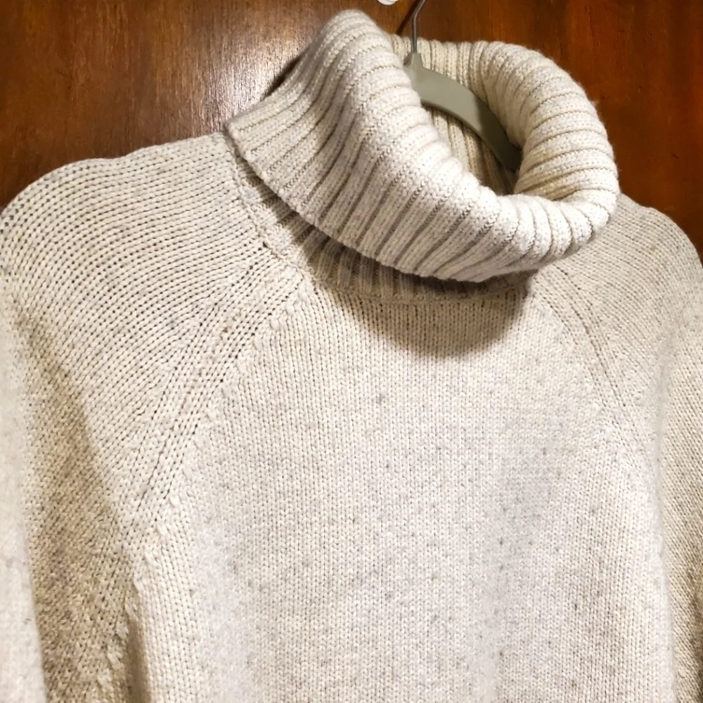 Revolve Joie Knit Cowl Neck Dolman Sleeve Poncho Sweater